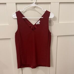 Nordstrom Deep Red V-Neck Camisole